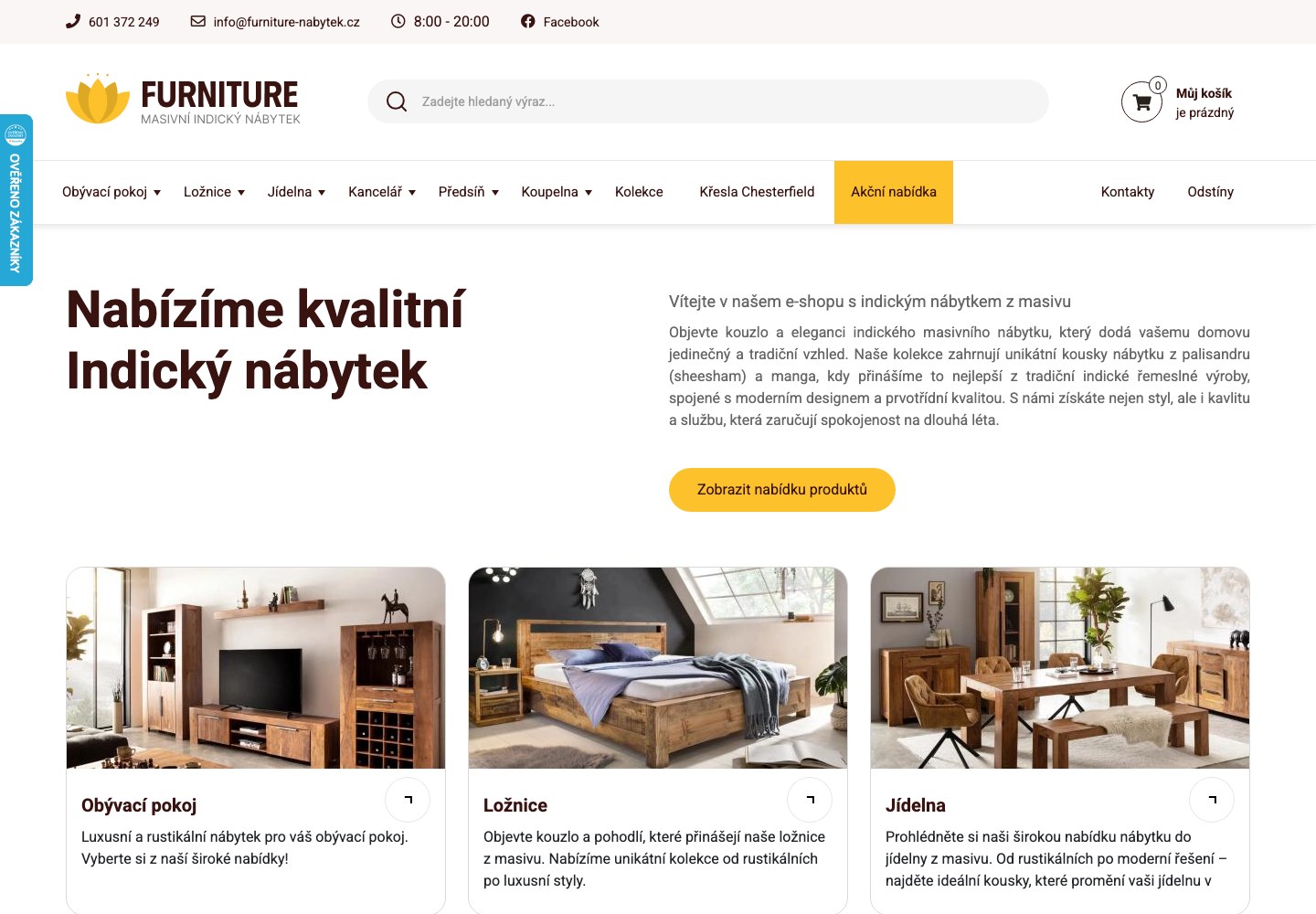 Náhled e-shopu Furniture-nabytek.cz